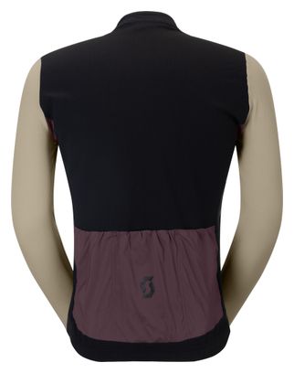 Maillot de manga larga Scott Endurance Warm negro/rojo/beige para hombre