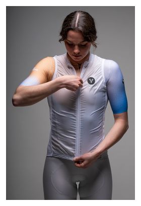 Damen LeBram Training Ärmellose Jacke Weiß Creme