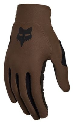 Fox Flexair Lange MTB-Handschuhe Braun