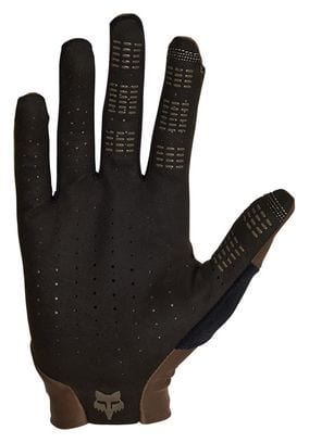 Fox Flexair Lange MTB-Handschuhe Braun