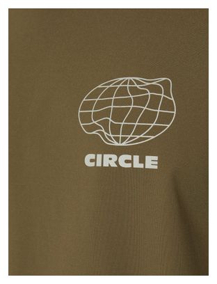 Circle Agility Run Khaki trui met korte mouwen voor heren