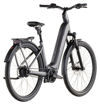 Cube Kathmandu Hybrid Comfort Pro 800 Easy Entry Elektro-Trekkingrad Enviolo Trekking Belt 800 Wh 700 mm Slab Grey 2026