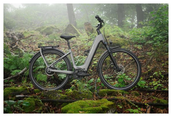 Cube Kathmandu Hybrid Comfort Pro 800 Easy Entry Elektro-Trekkingrad Enviolo Trekking Belt 800 Wh 700 mm Slab Grey 2026