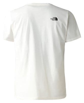 T-Shirt The North Face Foundation Homme Blanc