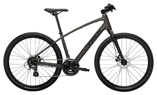 Trek Dual Sport 1 Fitness Bike Shimano Tourney Altus 8V 650mm Grey Mercury 2023 Alltricks