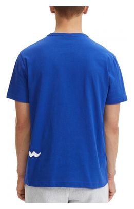 TEE SHIRT Bleu HOMME CHAMPION Large logo manuscrit