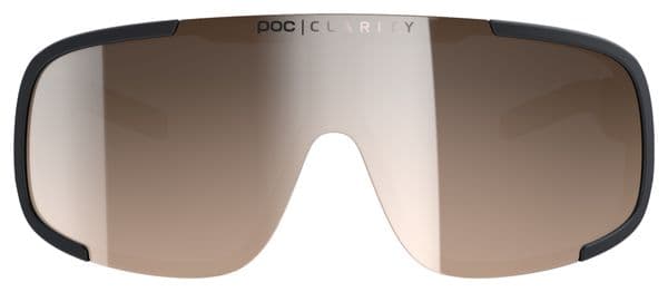 POC Aspire Mid Sunglasses Black - Clarity Trail Partly Sunny Silver lenses