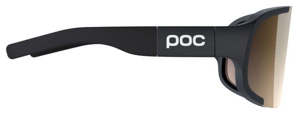 POC Aspire Mid Sunglasses Black - Clarity Trail Partly Sunny Silver Lenses