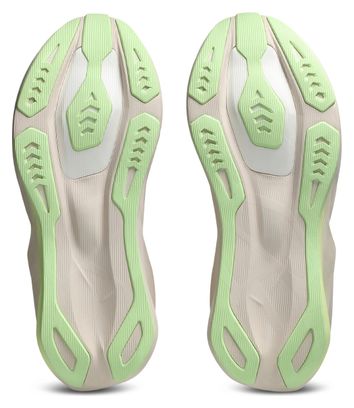 Asics Novablast 6 Laufschuhe, beige/grün, Damen, EMBARGO 01.07.2026
