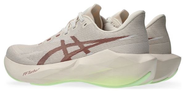 Asics Novablast 6 Laufschuhe, beige/grün, Damen, EMBARGO 01.07.2026