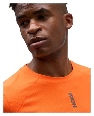 T-Shirt Running Hoka EveryRun Orange Homme