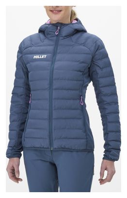 Doudoune Femme Millet Fitz Roy Warm Hoodie Bleu