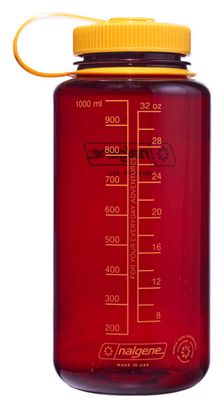 Gourde Nalgene Sustain Wide Mouth Rouge - 1L
