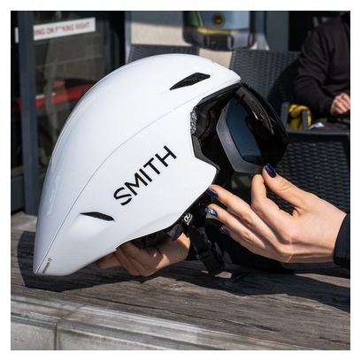 Casco Contrarreloj Smith Jetstream TT Mips Blanco