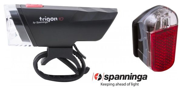 Kit d'éclairage Spanninga Trigon 10 XB + Pyro XB