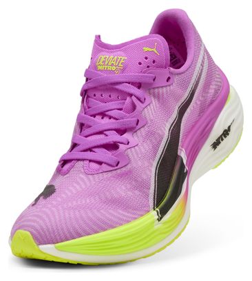 Chaussures Running Puma Deviate Nitro Elite 3 Violet/Jaune Femme