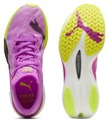 Chaussures Running Puma Deviate Nitro Elite 3 Violet/Jaune Femme