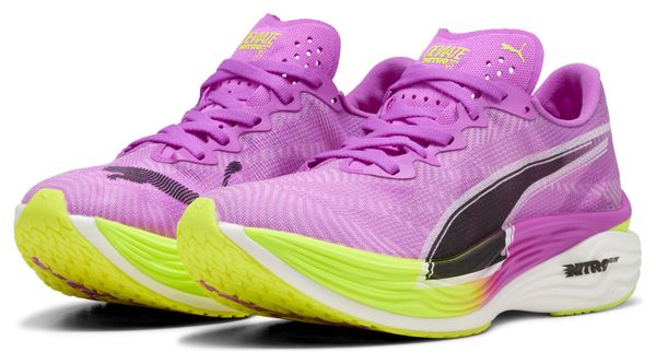 Chaussures Running Puma Deviate Nitro Elite 3 Violet/Jaune Femme