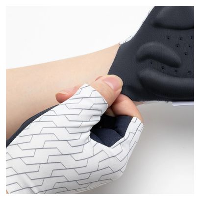 Gants de cyclisme VTT Rockbros - blanc et noir