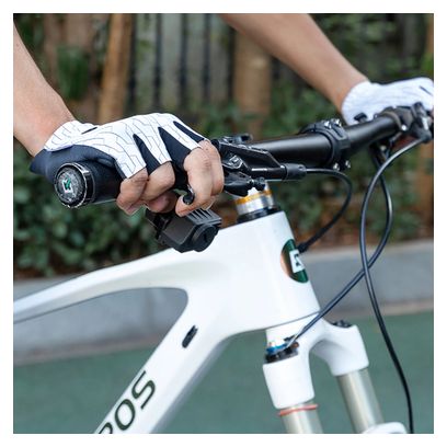 Gants de cyclisme VTT Rockbros - blanc et noir