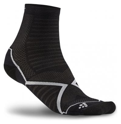 Craft Run Warm Socks Zwart Wit Unisex