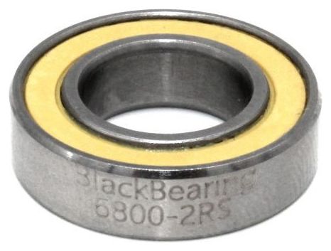 Rodamiento de cerámica Black Bearing 6800-2RS 10 x 19 x 5 mm