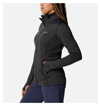 Columbia W Park View Grid Fleece Full Zip Fleece Negro Mujer L