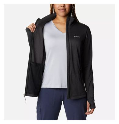 Columbia W Park View Grid Fleece Full Zip Fleece Negro Mujer L