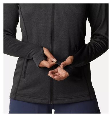 Columbia W Park View Grid Fleece Full Zip Fleece Negro Mujer L