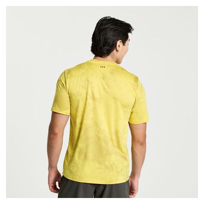 Saucony Explorer Short Sleeve Jersey Yellow