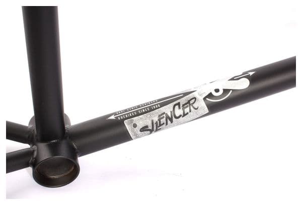 CADRE BMX SILENCER LT NOIR CRMO KHEBIKES