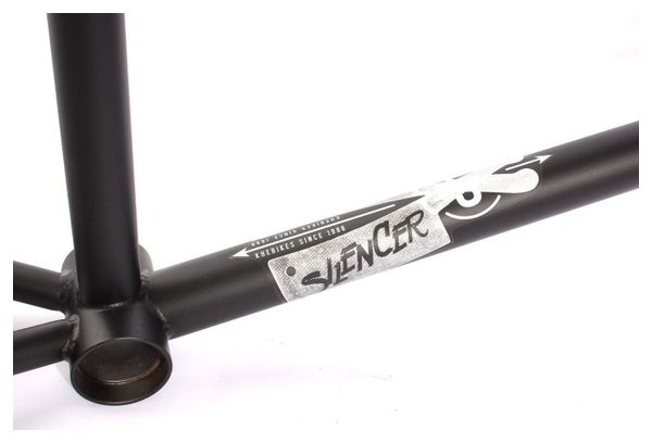 CADRE BMX SILENCER LT NOIR CRMO KHEBIKES