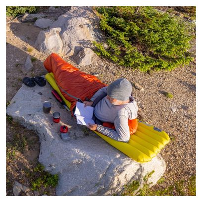 Colchón hinchable Big Agnes Divide 25x72 Wide Regular amarillo