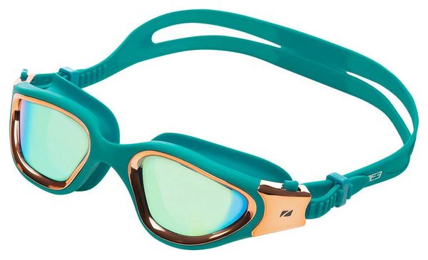Occhialini da nuoto Zone3 Vapor polarizzati verde acqua/crema/rame