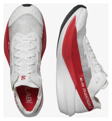 Chaussures de Running Unisexe Salomon S/LAB Phantasm 2 Blanc Rouge