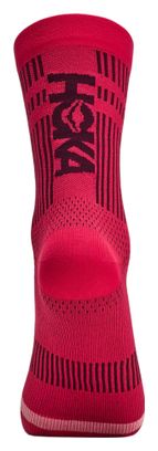 Chaussettes Hoka Run Crew Rouge