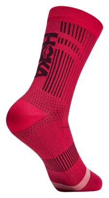 Chaussettes Hoka Run Crew Rouge