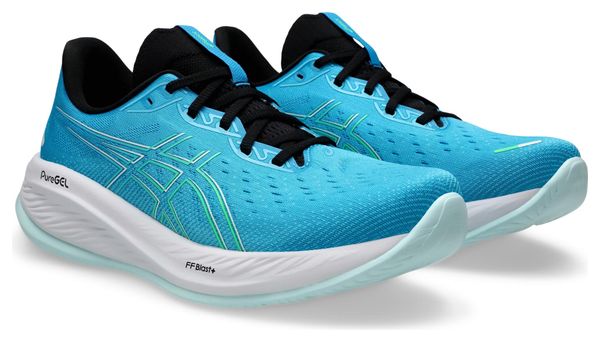 Chaussures Running Asics Gel-Cumulus 26 Bleu/Vert Homme