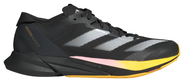 adidas Adizero Adios 8 Running Shoes Black/Rose/Orange Women's