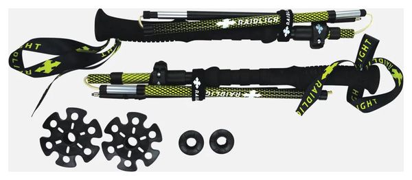 Raidlight Hybrid Carbon gele wandelstokken