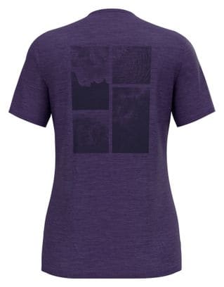 Odlo x Pow Hyper Contrast Women's Technical T-Shirt Violet