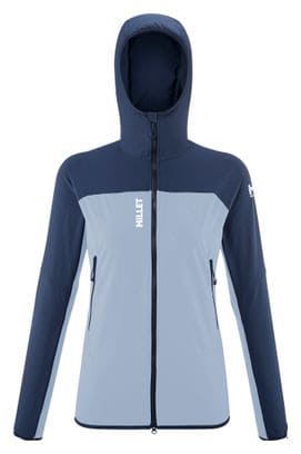 Blauwe Millet Fusion softshell damesjas