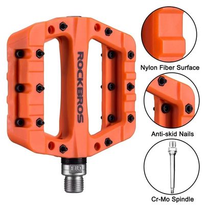 Pedals bike mountain nylon orange