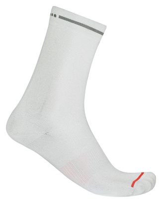 Castelli Premio Evo 18 Calze Unisex Bianco