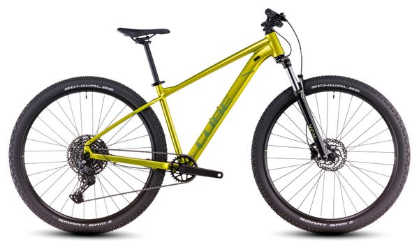 VTT Semi-Rigide Cube Aim SLX Shimano 11V 29'' Jaune Vert Flash