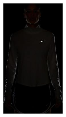 Camiseta Térmica Nike Swift Blanco, Mujer