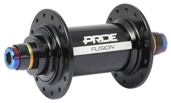 Paire de Roues Carbone Expert Pride Wave Mat White Fusion 10/10mm Noir