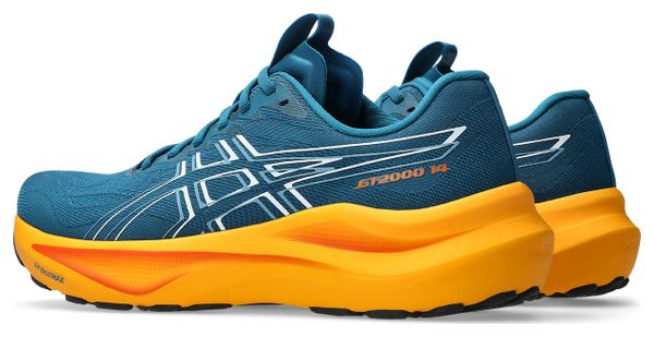 Asics GT-2000 14 Blauw/Oranje Hardloopschoenen voor Heren