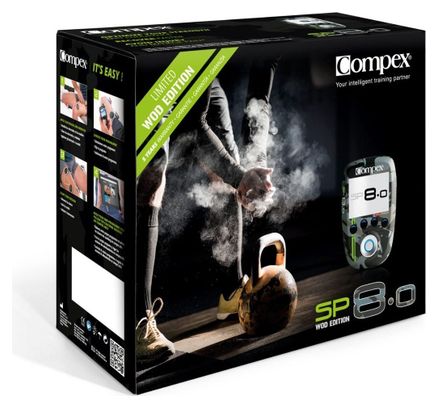 Electro Stimulator Compex SP 8.0 Wod Edition + Knee pads Size S