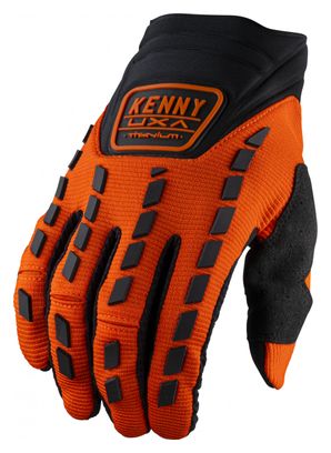 Kenny Titanium Oranje Lange Handschoenen